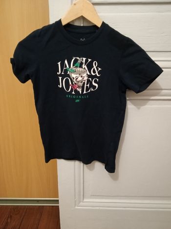 Tee-shirt Jack & Jones marine et multicolore