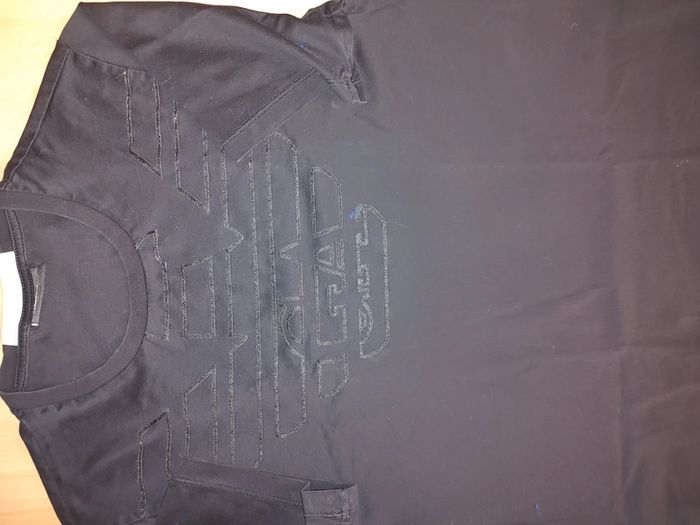 Emporio Armani tee shirt manches courtes noir taille M - photo numéro 2