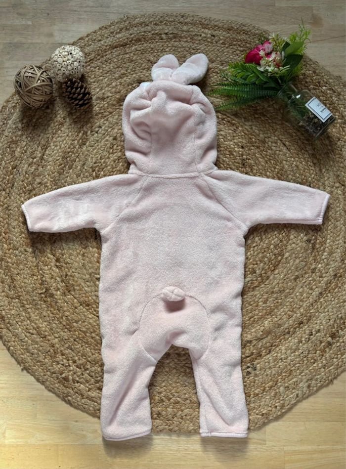🌺Combinaison lapin rose en fausse fourrure Taille 6-12mois/68-80cm🌺 - photo numéro 7