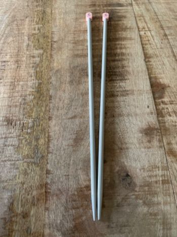 Aiguilles à tricoter métal