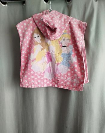 Poncho bain fille princesse belle aurore cendrillon