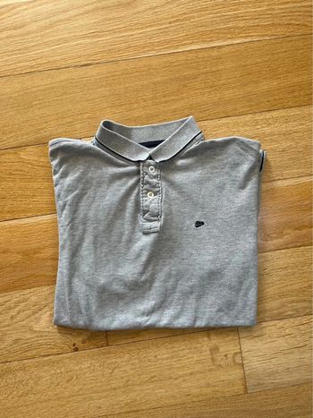 👕 Polo Lee homme taille M Regular Fit gris clair coton – Bon état 👕