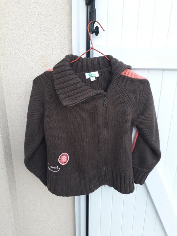 Gilet zippé filles taille 8 ans