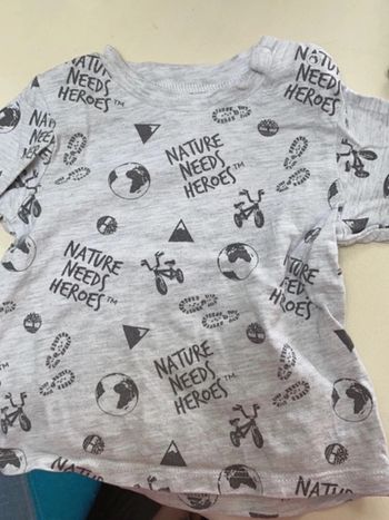 Tee shirt ml timberland 9 mois