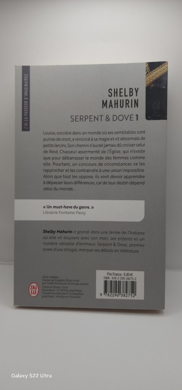 Serpent Dove Tome 1 - Shelby Mahurin - photo numéro 2