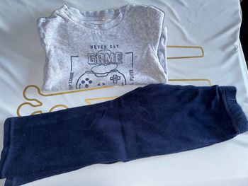 Pyjama en velours orchestra 4 ans