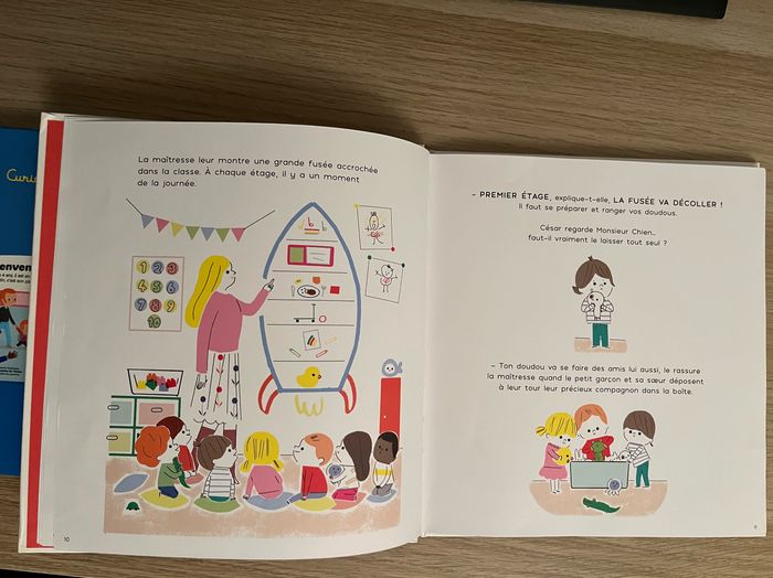 Livre imagier ludique pop-up école bienvenue en maternelle - photo numéro 3
