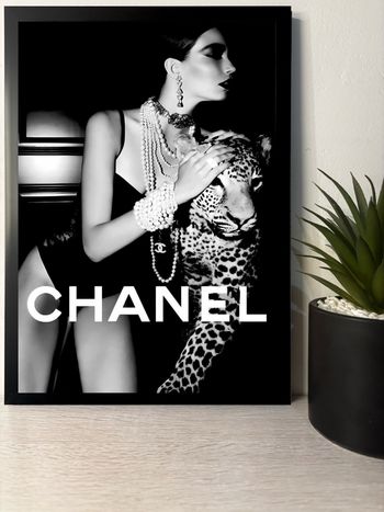 Cadre Déco Original- Femmex Panthère x Coco.C