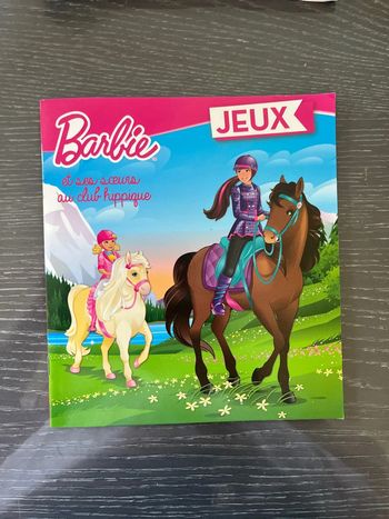 Barbie et ses sœurs hippique et jeux - livre d activités neuf
