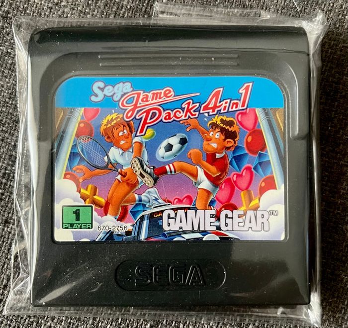 Sega game pack 4 in 1 pour Game Gear