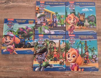 Lot 5 livres pat patrouille