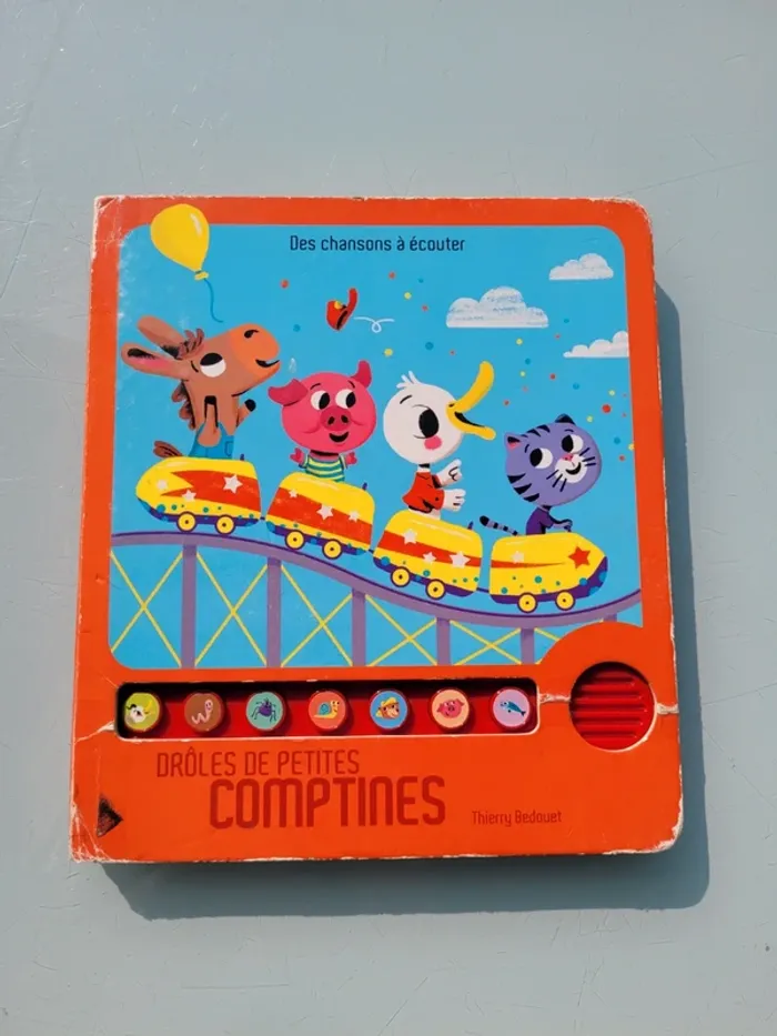 Livre sonore, des chansons à écouter 🪿 Drôles de petites comptines 🐷 - photo numéro 2