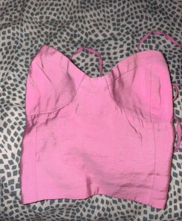 Bustier rose Zara