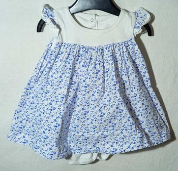 Robe avec body intégré Petit Bateau