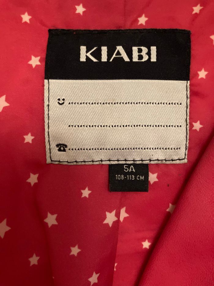 Veste similicuir fushia - photo numéro 4