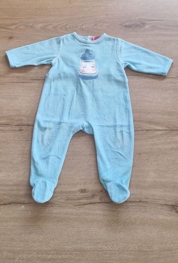 Pyjama velours 9 mois
