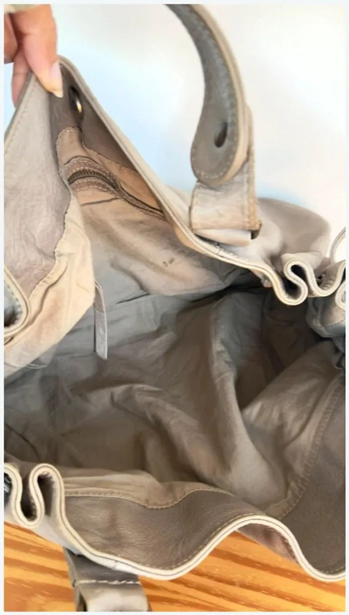 Sac Gérard Darel 24h gris Très bon état - photo numéro 8