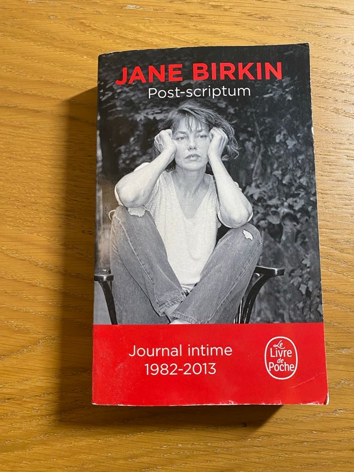 Livre Post-Scriptum Journal 1982-2013 de Jane Birkin - photo numéro 2