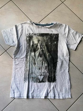 tee shirt kiabi blanc taille xs