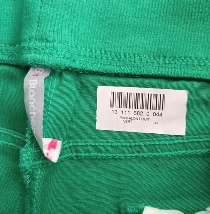 Pantalon droit ultra confort vert Blancheporte valeur 29.99€ - photo numéro 4