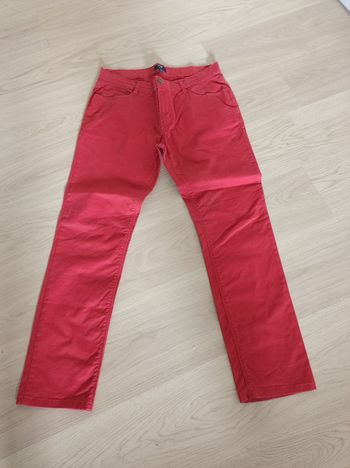 Pantalon Homme Slim Fit - Couleur rouille 