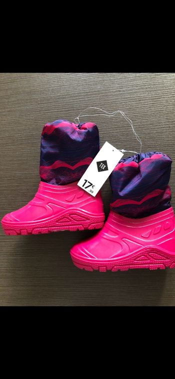 botte de neige fille 26