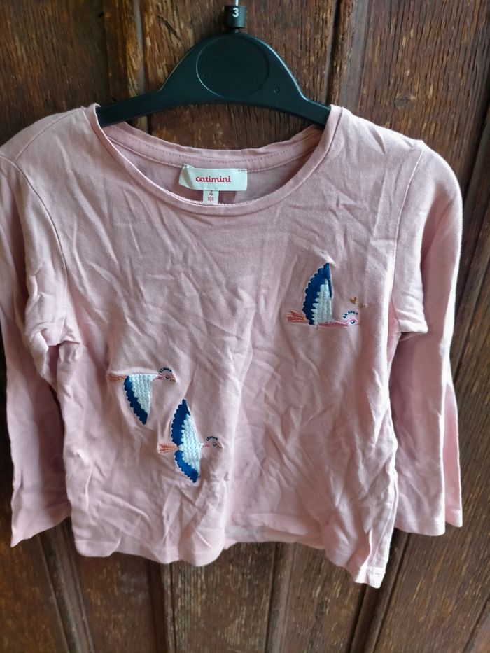 Ravissant tee shirt Catimini 4 ans