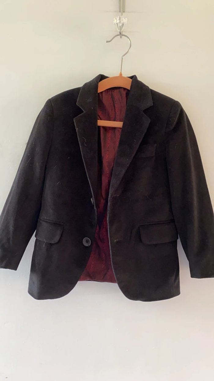 Blazer en velours garçon