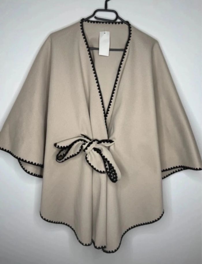 🍂 Magnifique Pancho beige cintré / New Collection T/U 🍂 - photo numéro 2