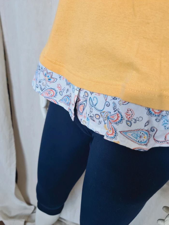 Legging & t-shirt jaune 36 - photo numéro 3