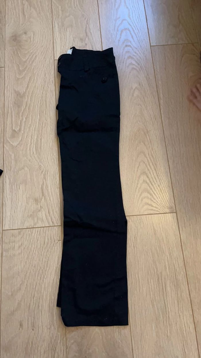 Pantalon noir léger coupe droite - photo numéro 2