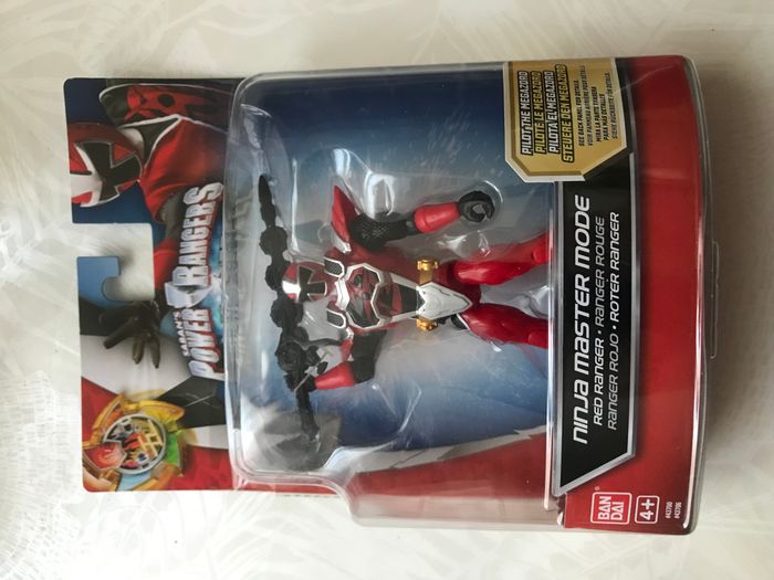 Power Rangers Ninja Steel Ninja Master mode Red Ranger Action Figure
