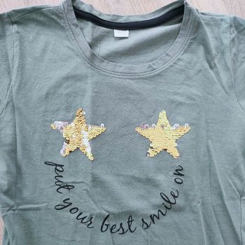 T-shirt kaki étoile