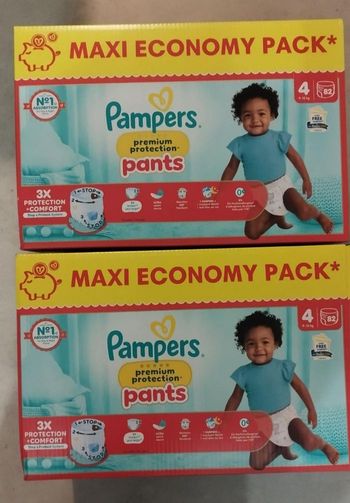 Couches Pampers premium protection/ pants