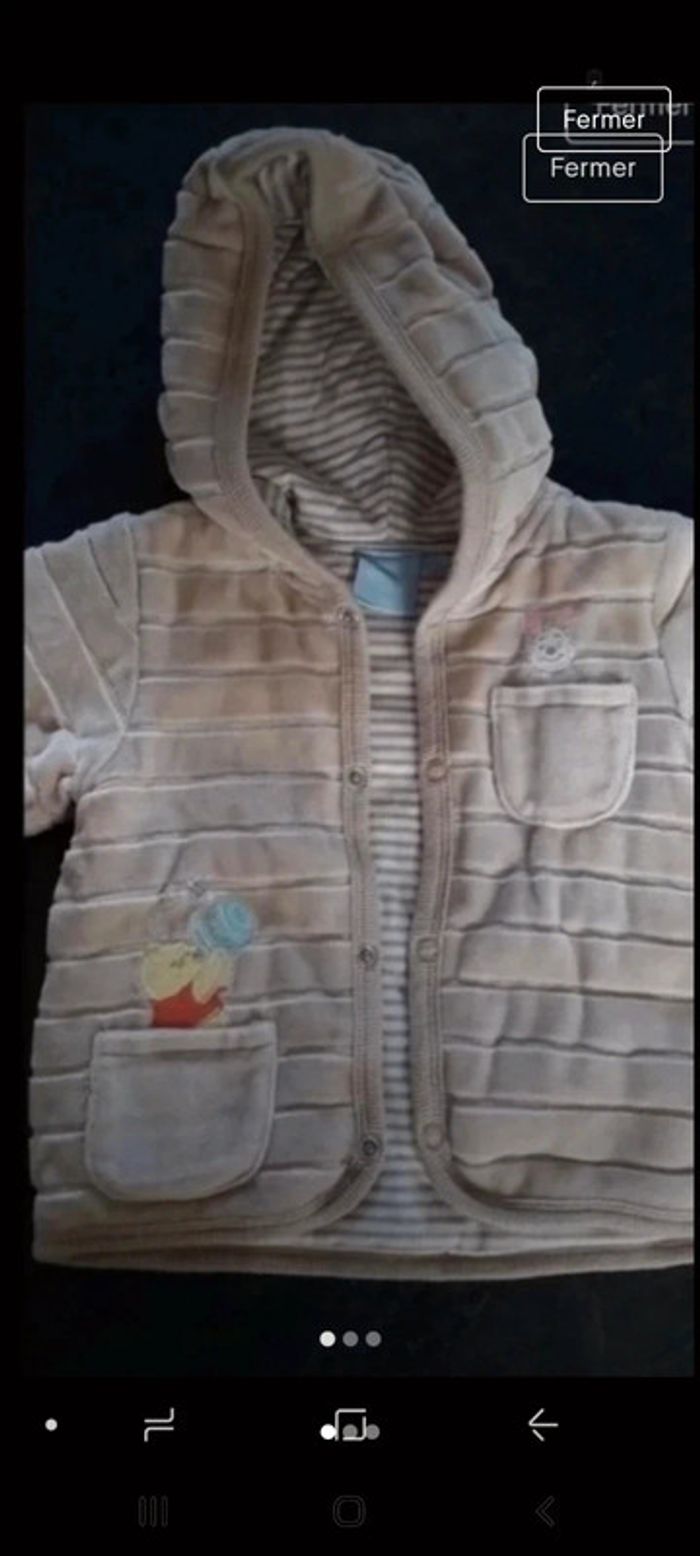 Manteau bébé 6 mois Disney