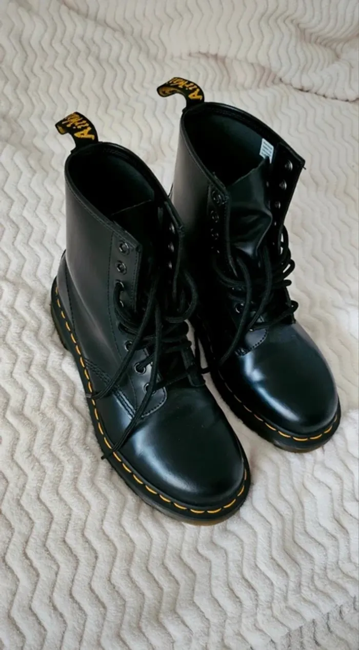 Bottines Dr. Martens Femme taille 38 comme neuve noire - photo numéro 8