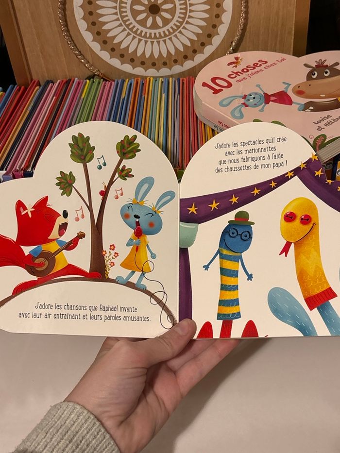 Livre bébé ce que j’aime chez toi Louise et Raphaël - photo numéro 2