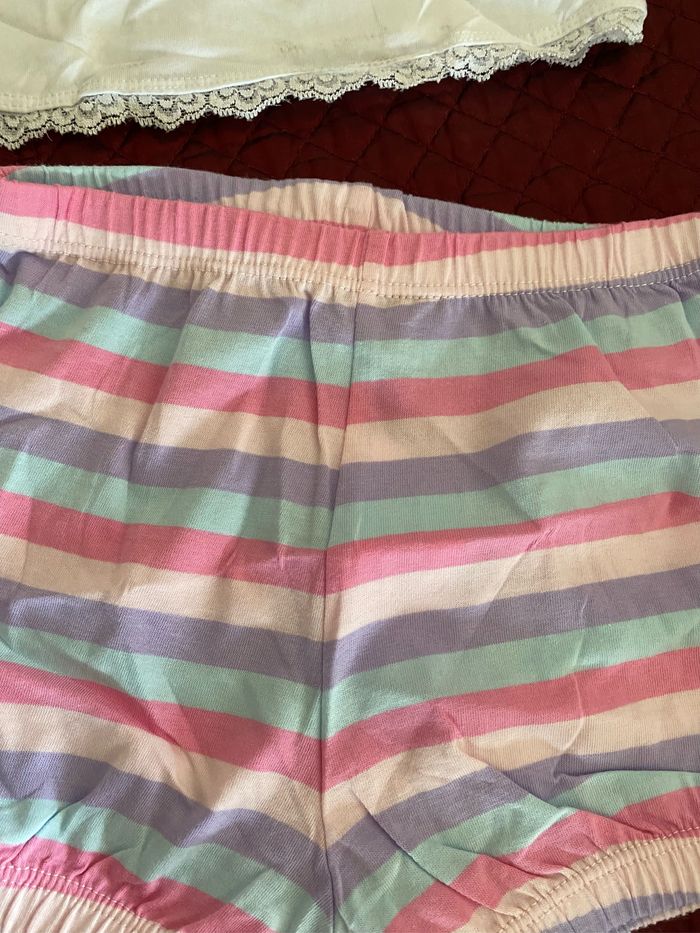 Ensemble tee shirt et short Little Poney 6 9 mois Original Marines - photo numéro 3