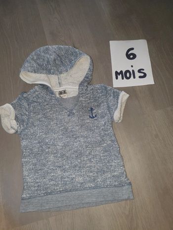 Pull à Capuche 6mois garçon