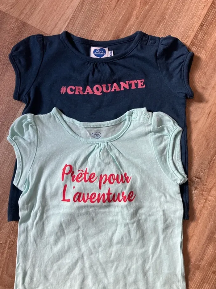T-shirt manches courtes 12 mois