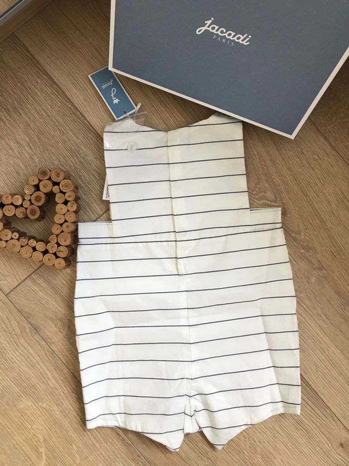 Salopette courte Jacadi taille 6 mois - photo numéro 2