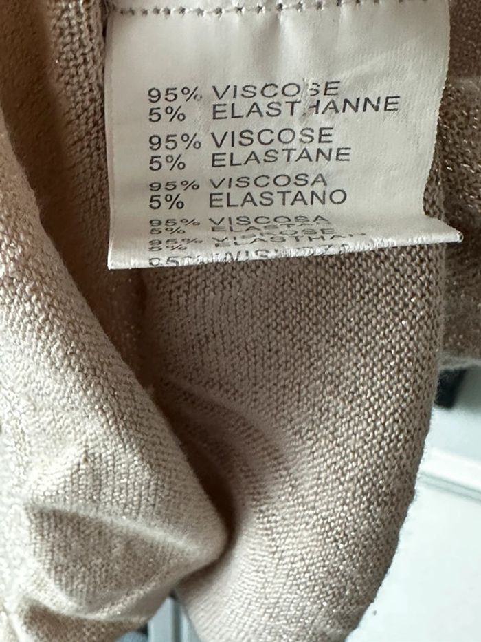 Pull pailleté doré - photo numéro 5