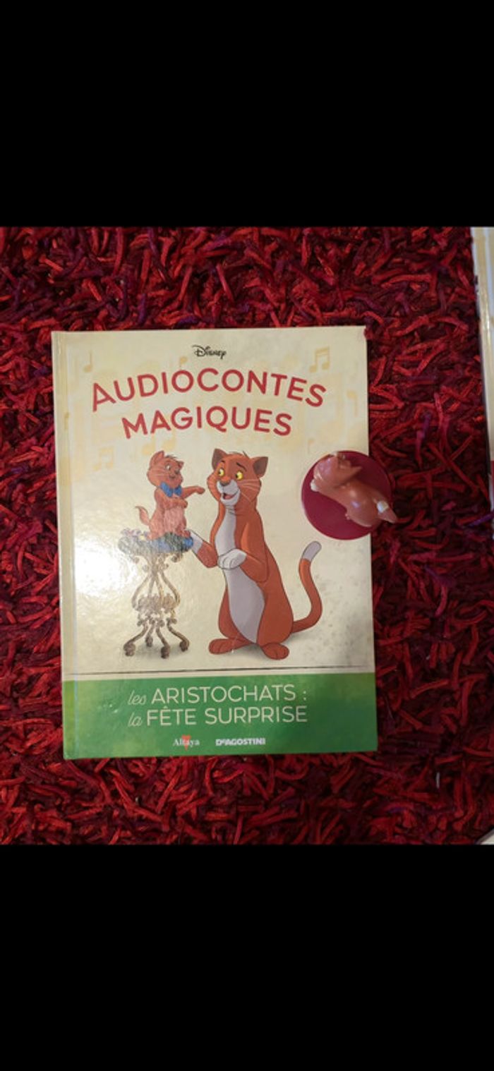Livre et figurine118 audiocontes magiques Disney altaya audio conte compte comte magic