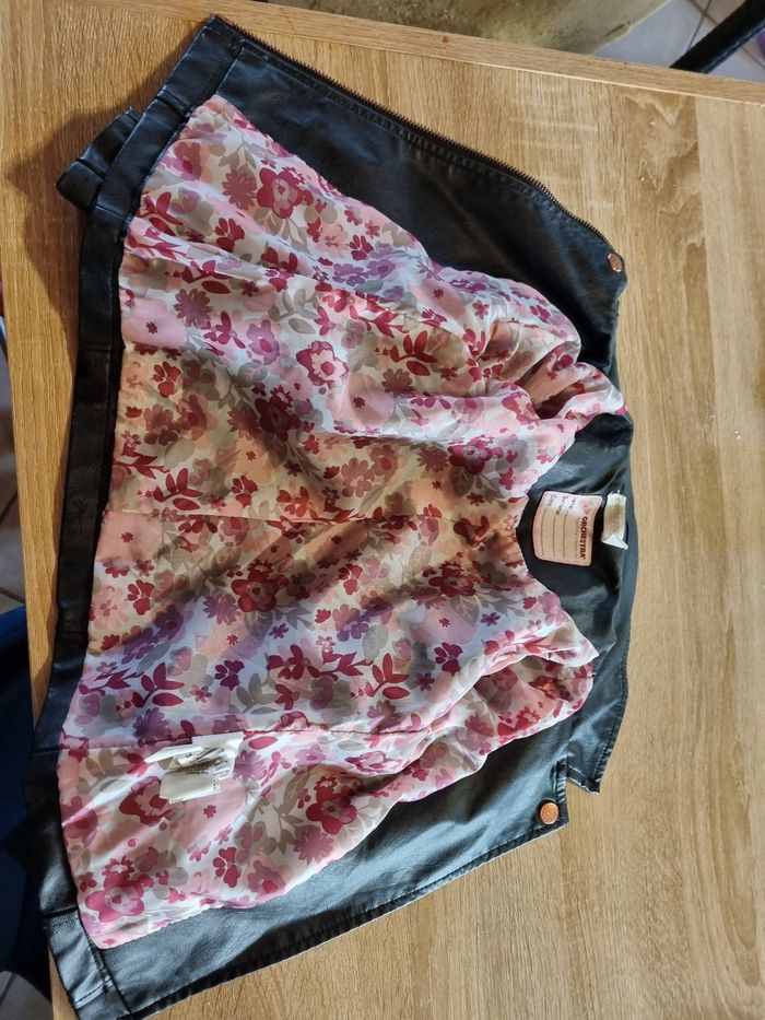 Blouson simili cuir noir - photo numéro 2