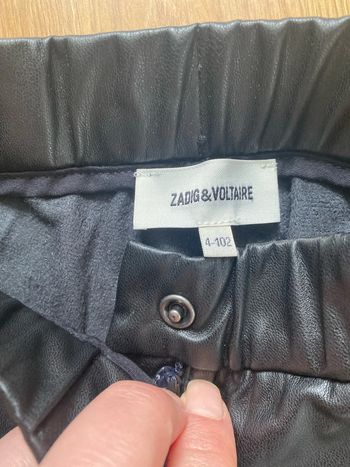 Pantalon simili cuir zadig et voltaire