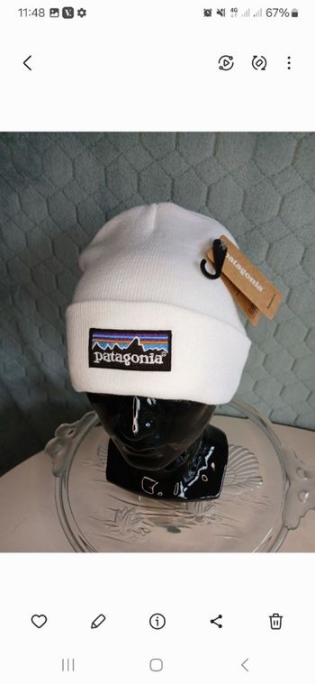 Bonnet Patagonia NEUF avec étiquette