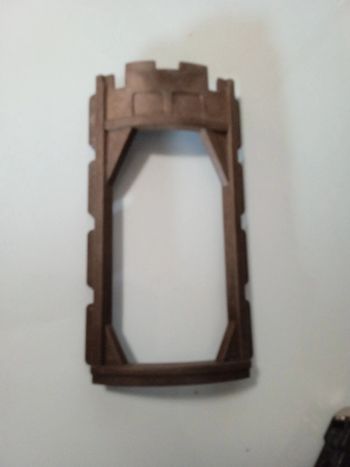 Encadrement arrondi de porte château médiéval playmobil