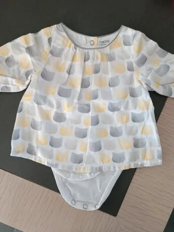 Body blouse Obaïbi 3 mois
