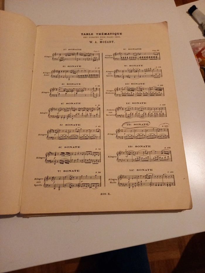 Integrale sonates mozart-partitions piano - photo numéro 3