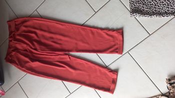Pantalon corail chino lefties femme 36 tbe